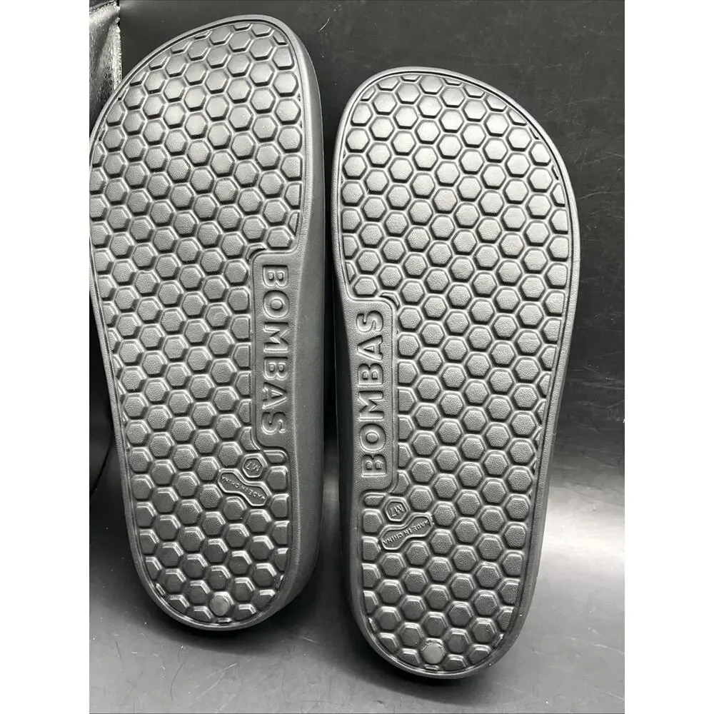 Bombas Friday Slides Waterproof Lightweight Sandals Black Sz Men’s 7 US